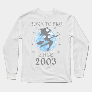 BORN TO FLY SINCE 1935 WITCHCRAFT T-SHIRT | WICCA BIRTHDAY WITCH GIFT Long Sleeve T-Shirt